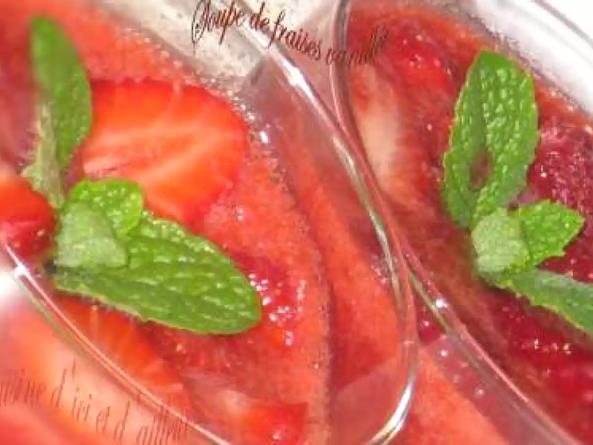 Soupe de fraises vanilée - photo 2