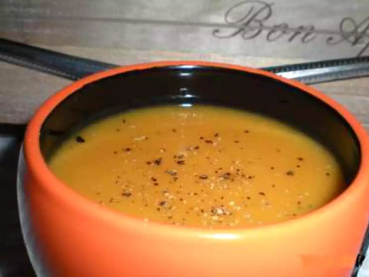 Soupe de lentilles Corail thermomix