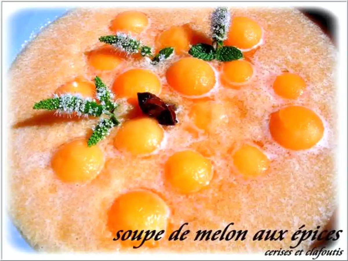 SOUPE DE MELON AUX EPICES - photo 2