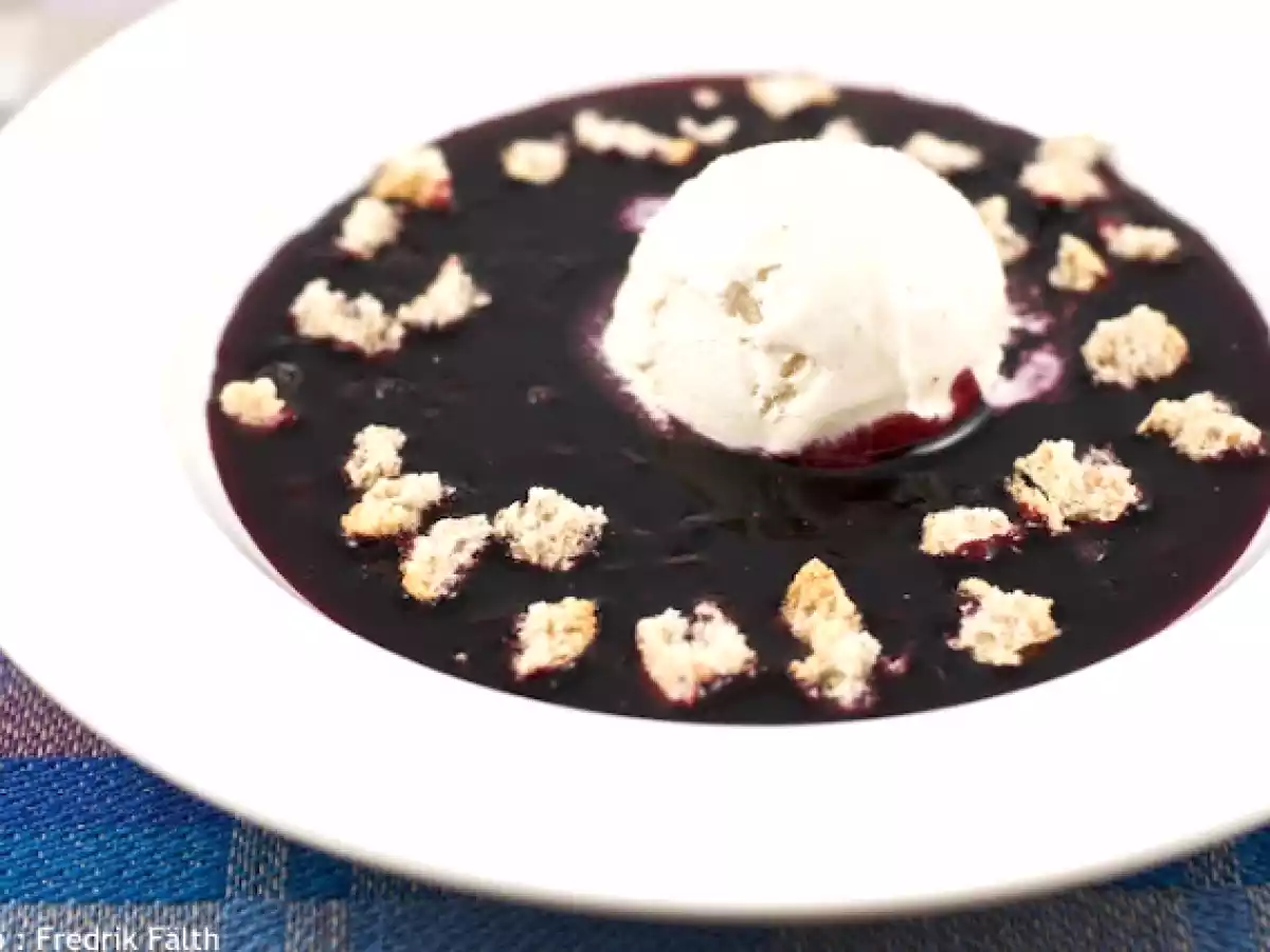 Soupe de myrtilles à la suédoise
