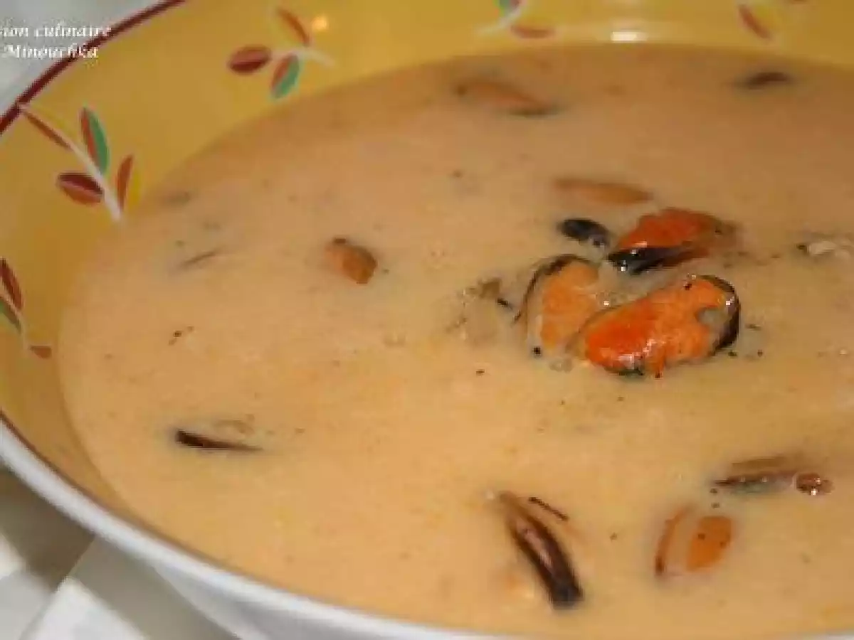 Soupe de panais aux moules