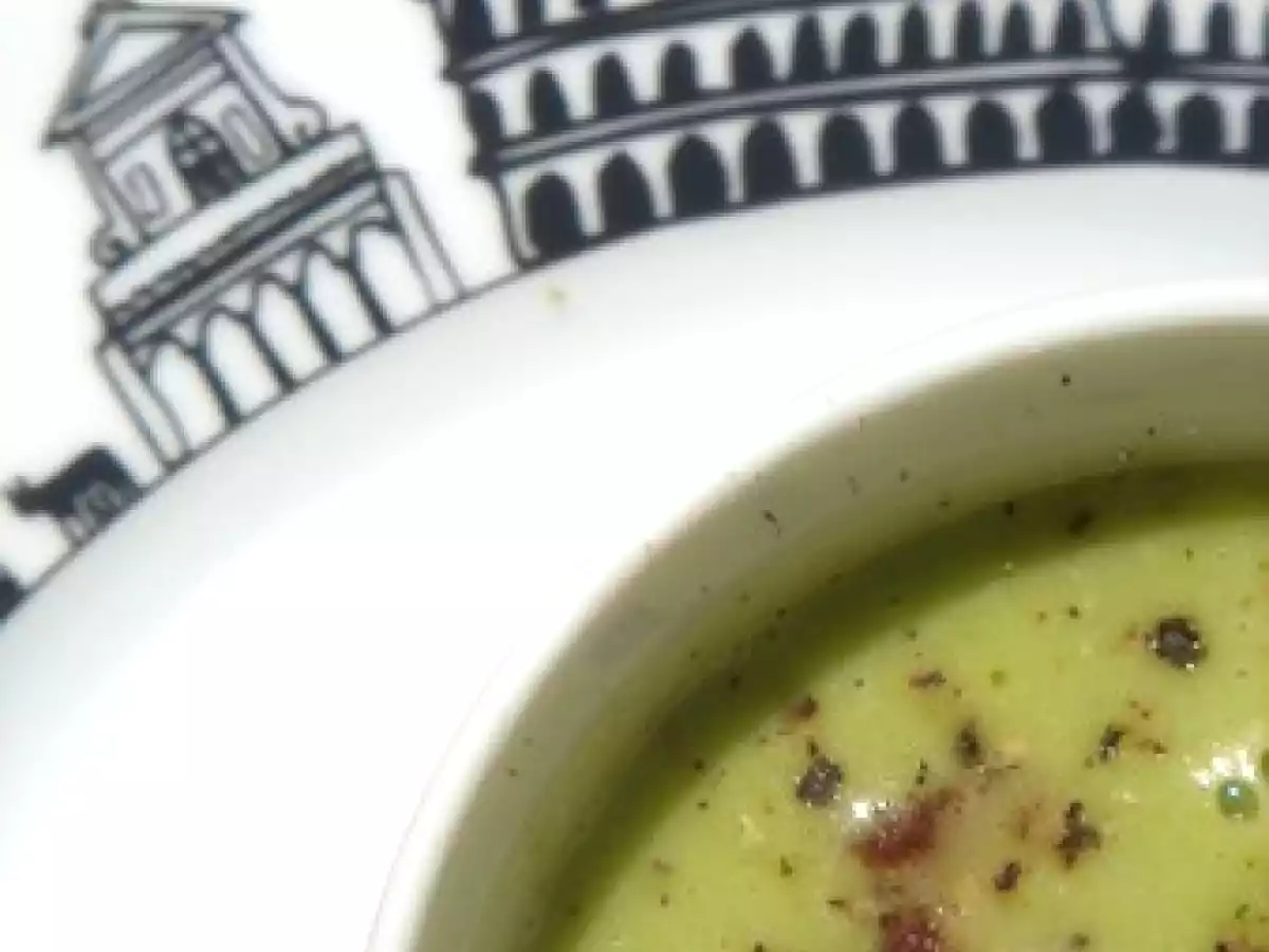 Soupe de petits pois au curry, j'adoooooooore !