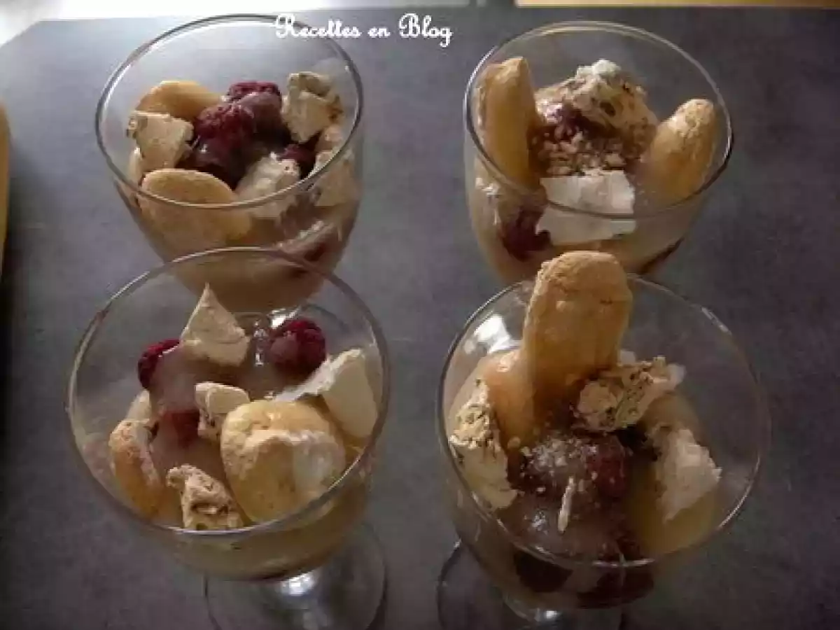 SOUPE DE POIRES AUX FRAMBOISES ET AU NOUGAT - photo 2