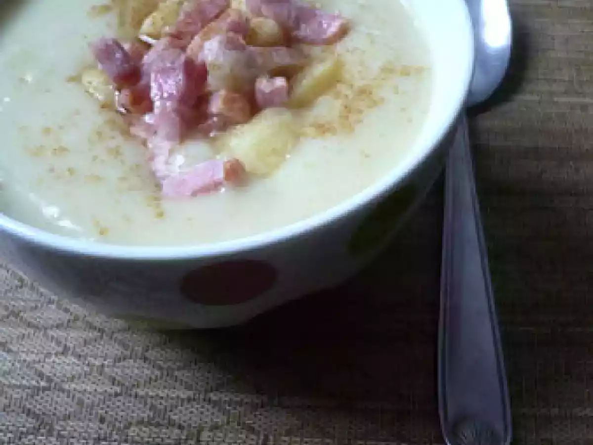 Soupe de pommes de terre aux lardons et cumin - photo 3