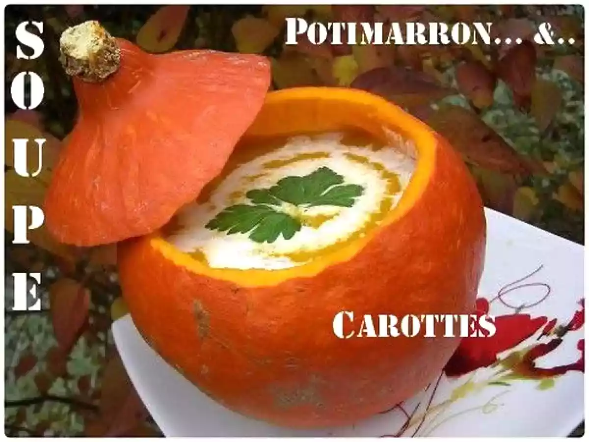 Soupe de Potimarron & Carotte