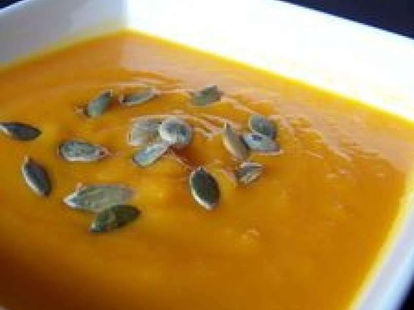 Soupe de potiron et de carottes aux graines de courge - photo 2