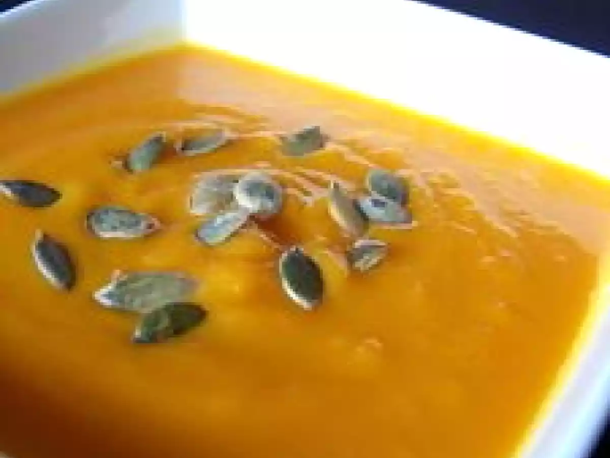 Soupe de potiron et de carottes aux graines de courge - photo 2