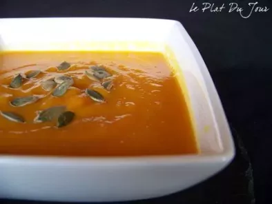 Soupe de potiron et de carottes aux graines de courge - photo 3