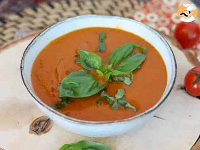 Soupe de tomates et basilic, photo 2