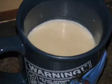 Soupe de topinambours au lait de coco