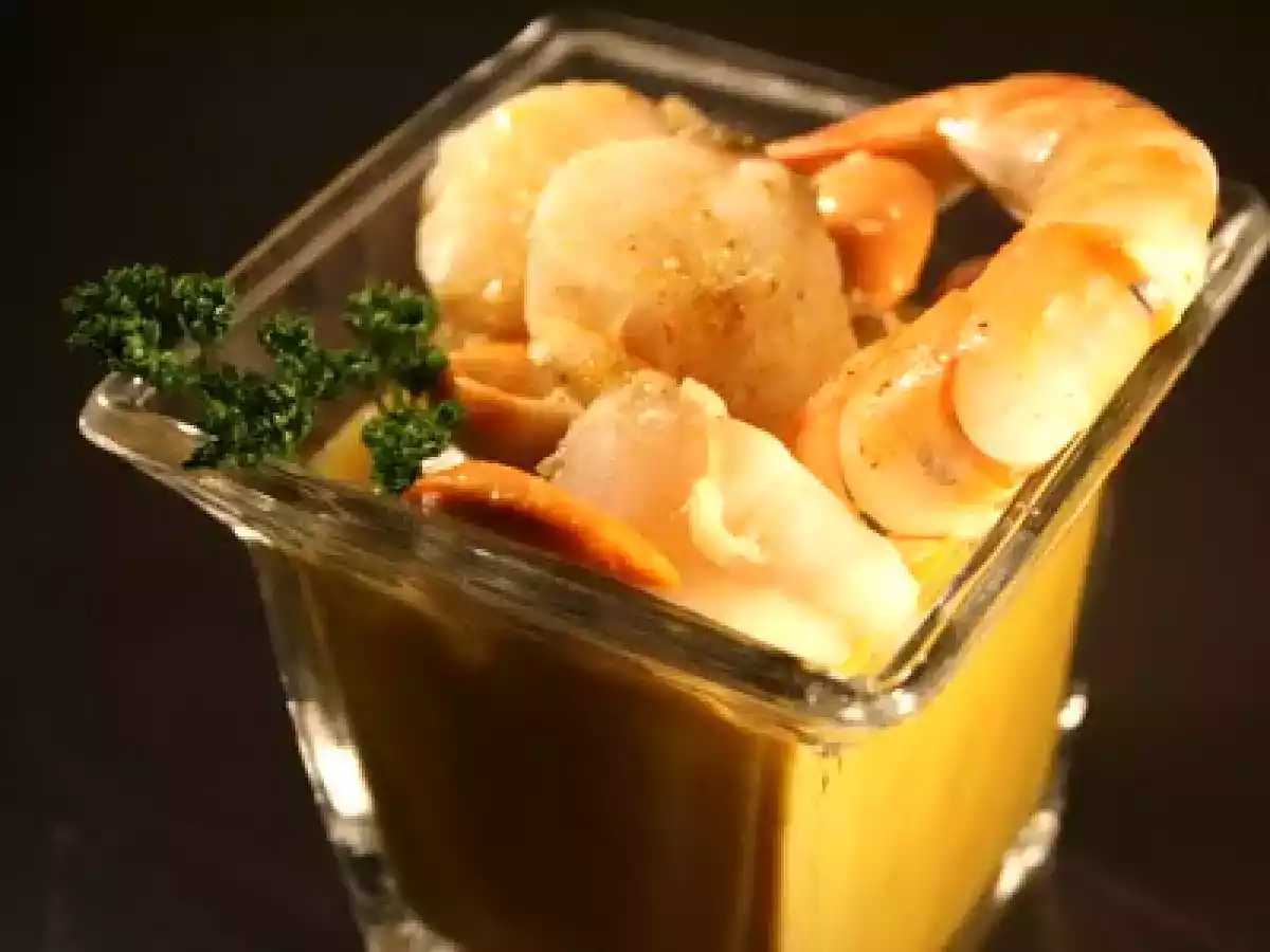 Soupe du pauvre riche aux coquilles Saint-Jacques