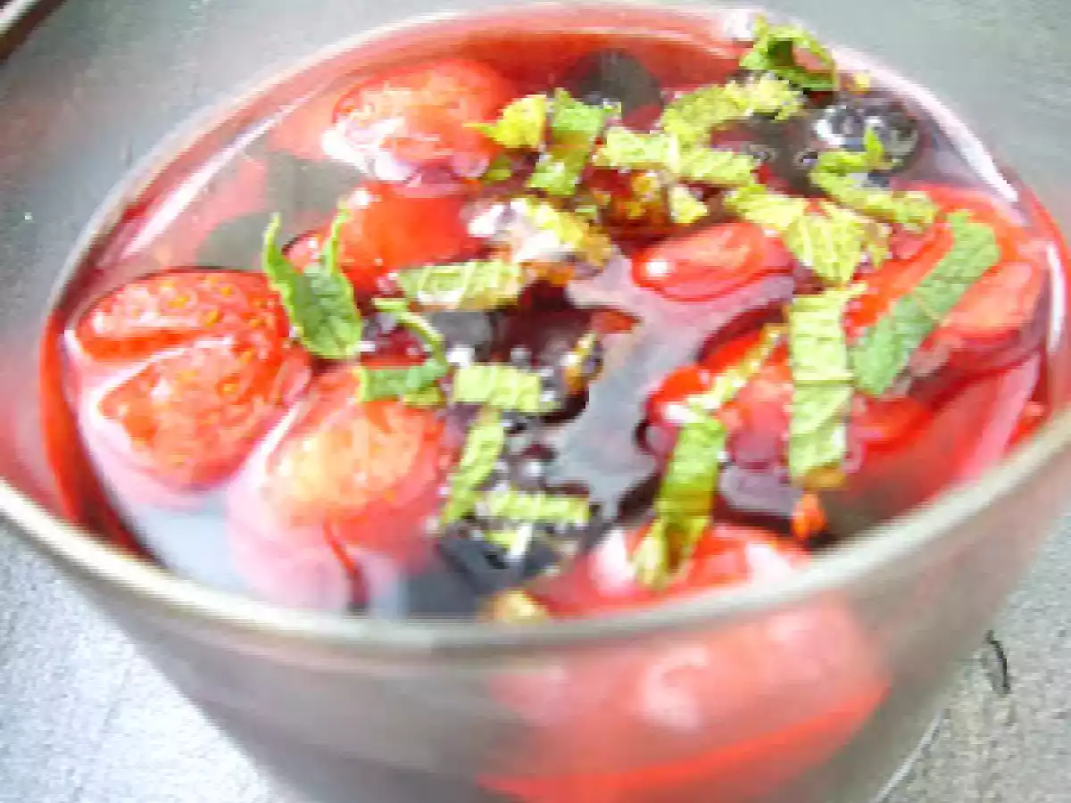 Soupe froide de fruits rouges