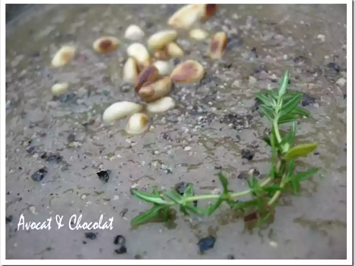 Soupe froide parfum d'été : Aubergine, courgette confites au vinaigre balsamique - photo 3