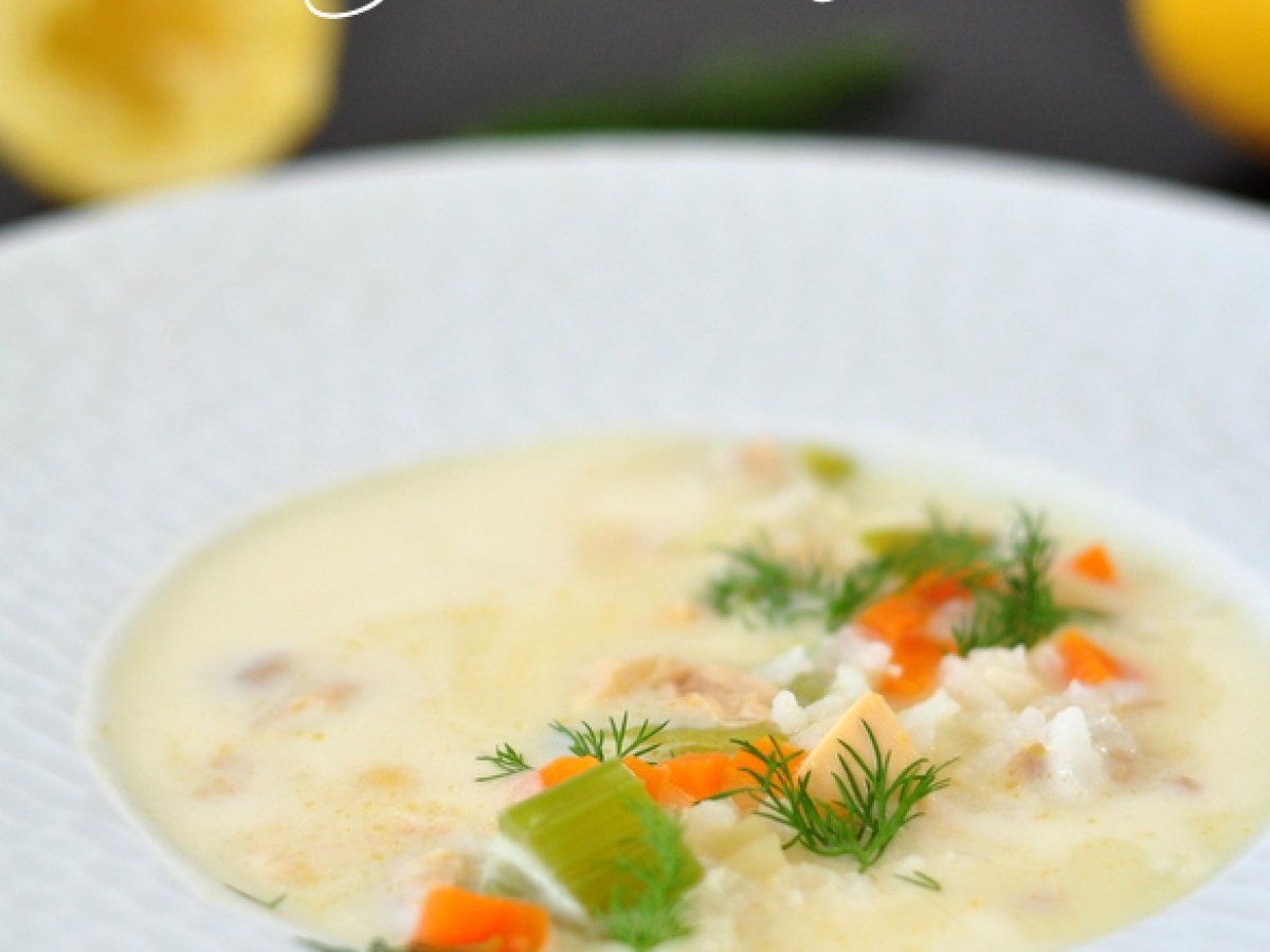 Soupe Grecque à l’Avgolemono {Poulet & citron}