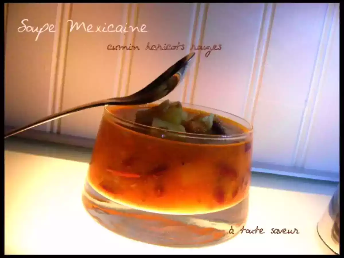 Soupe Mexicaine avec et sans thermomix