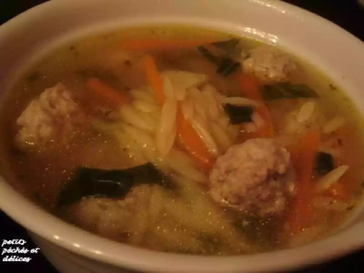 Soupe Noces à l'Italienne (zuppa de matrimonio all' Italiana)