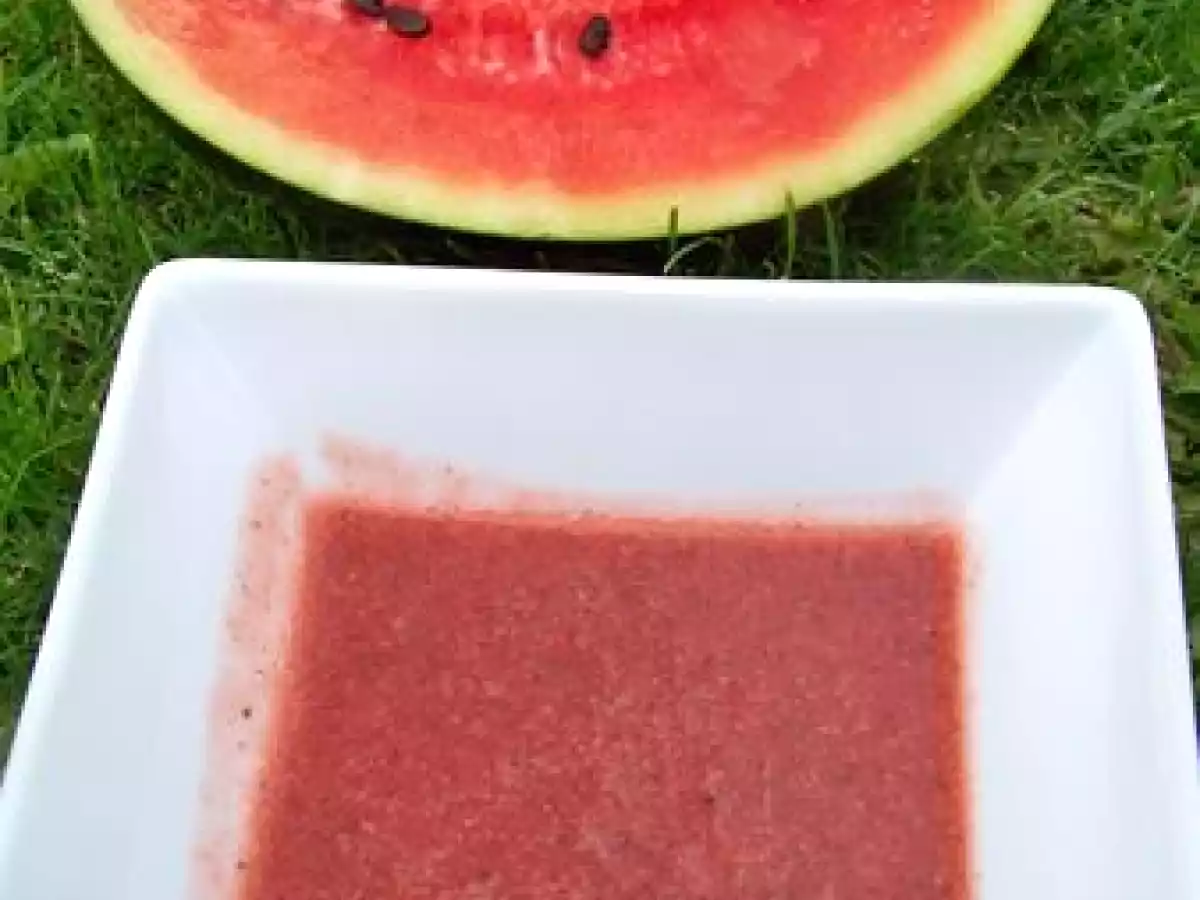 Soupe pastéque fraise!!pour un long weekend de soleil!! - photo 2