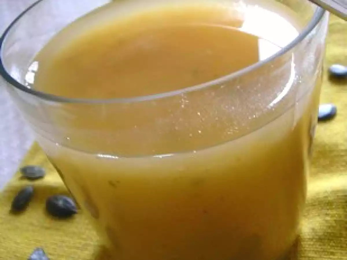 Soupe potiron et haricots blancs