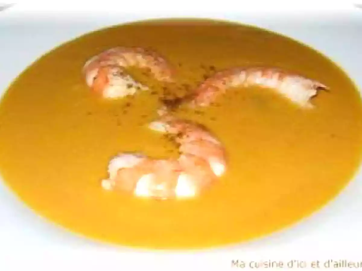 Soupe thaï au potiron et au curry