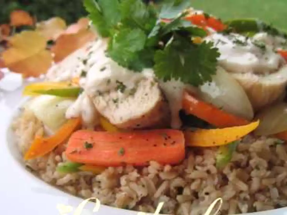 Souper de poulet campagnard