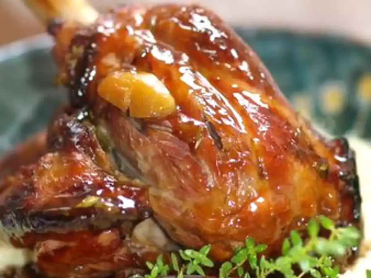 Souris d'agneau au citron et thym citron