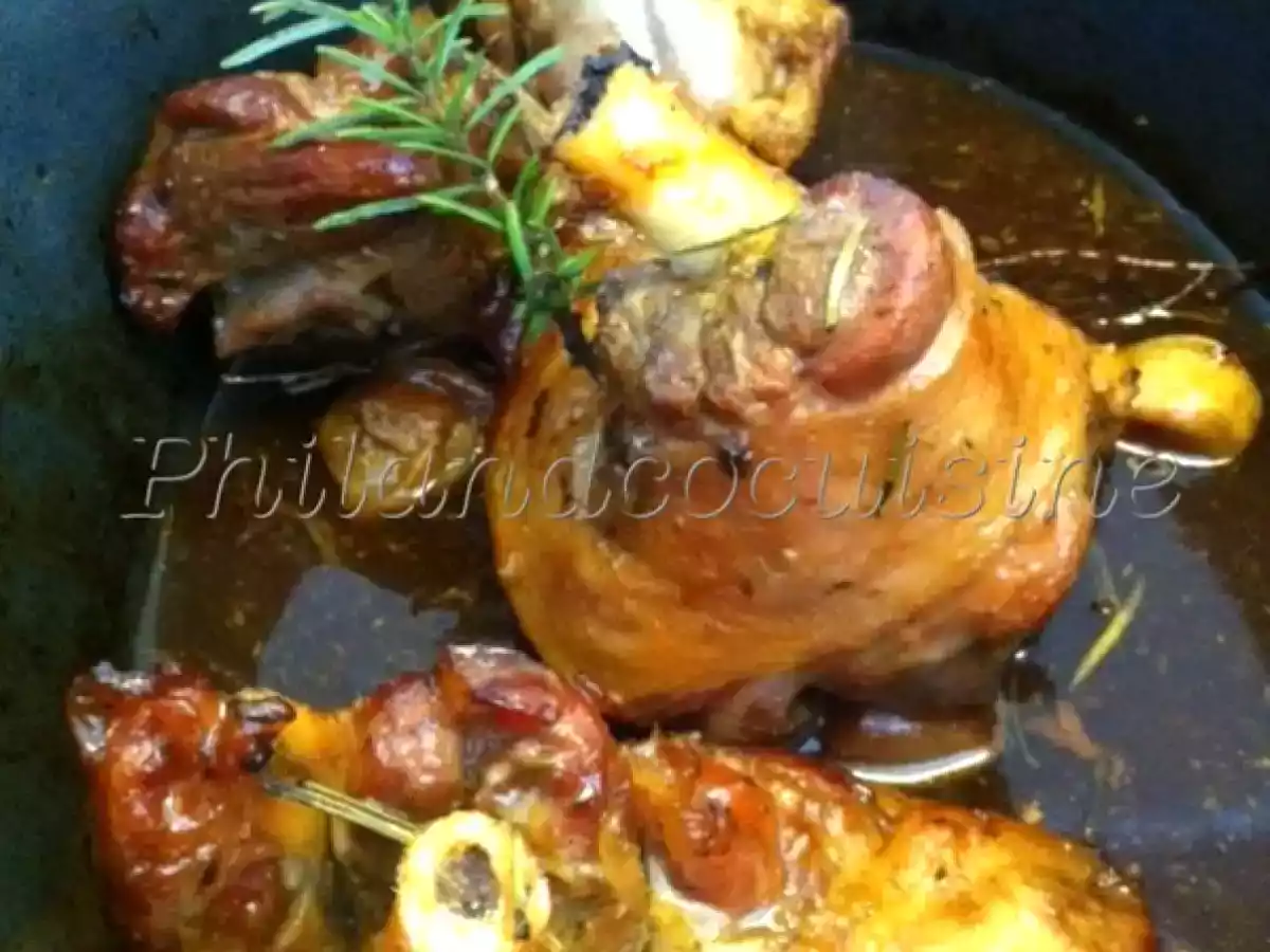 Souris d'agneau caramélisées extra fondantes