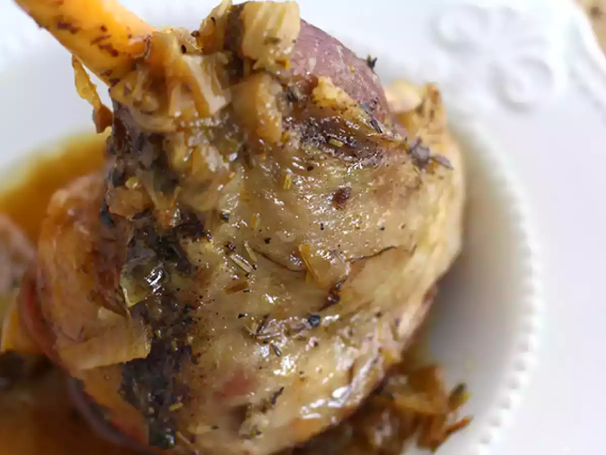 Souris d'agneau confites au miel et au thym - photo 2