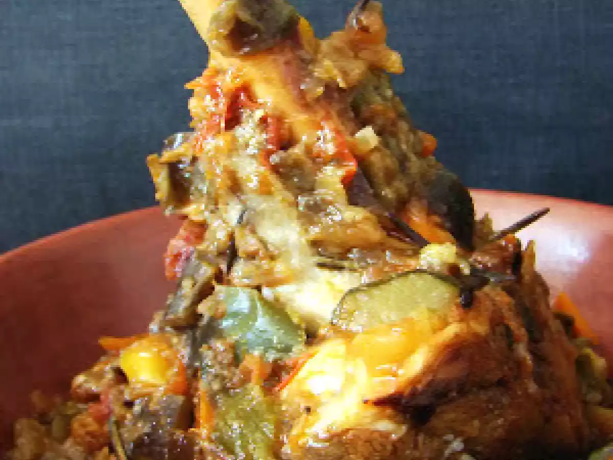 Souris d'agneau en habit de ratatouille