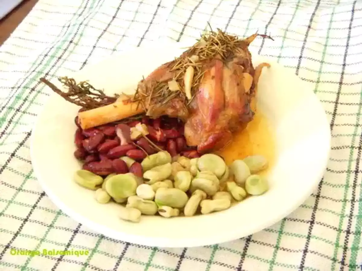 Souris d'agneau façon gigot de sept heures