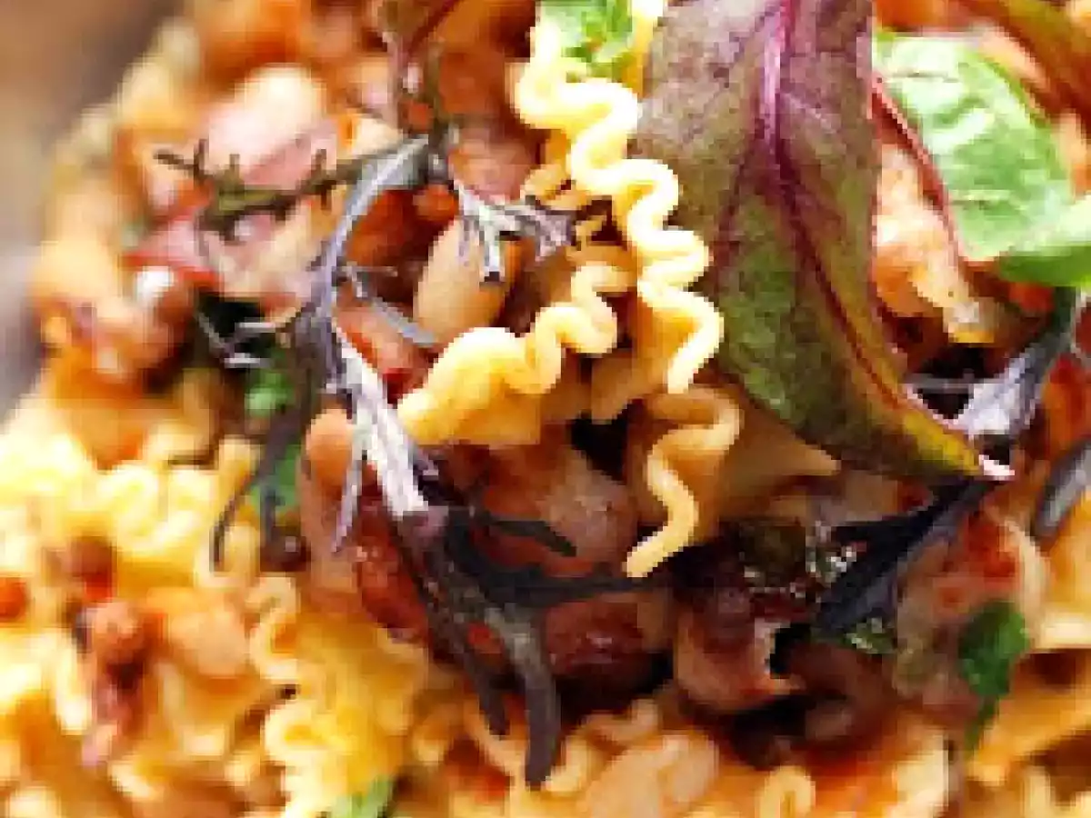 Souvenir souvenirs du temps des pâtes à rien et pâtes gourmandes aux légumes secs