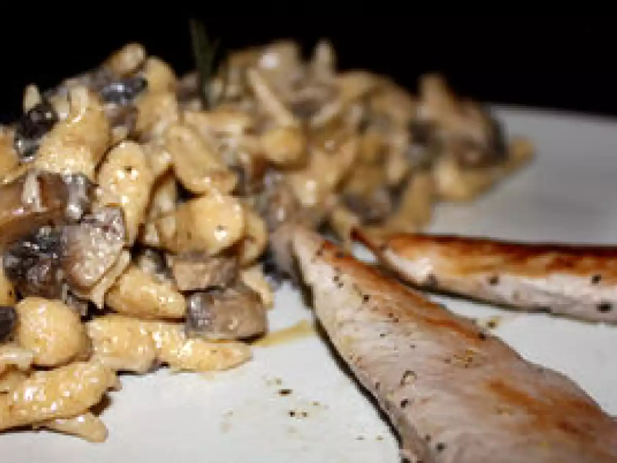 Spaetzle aux champignons