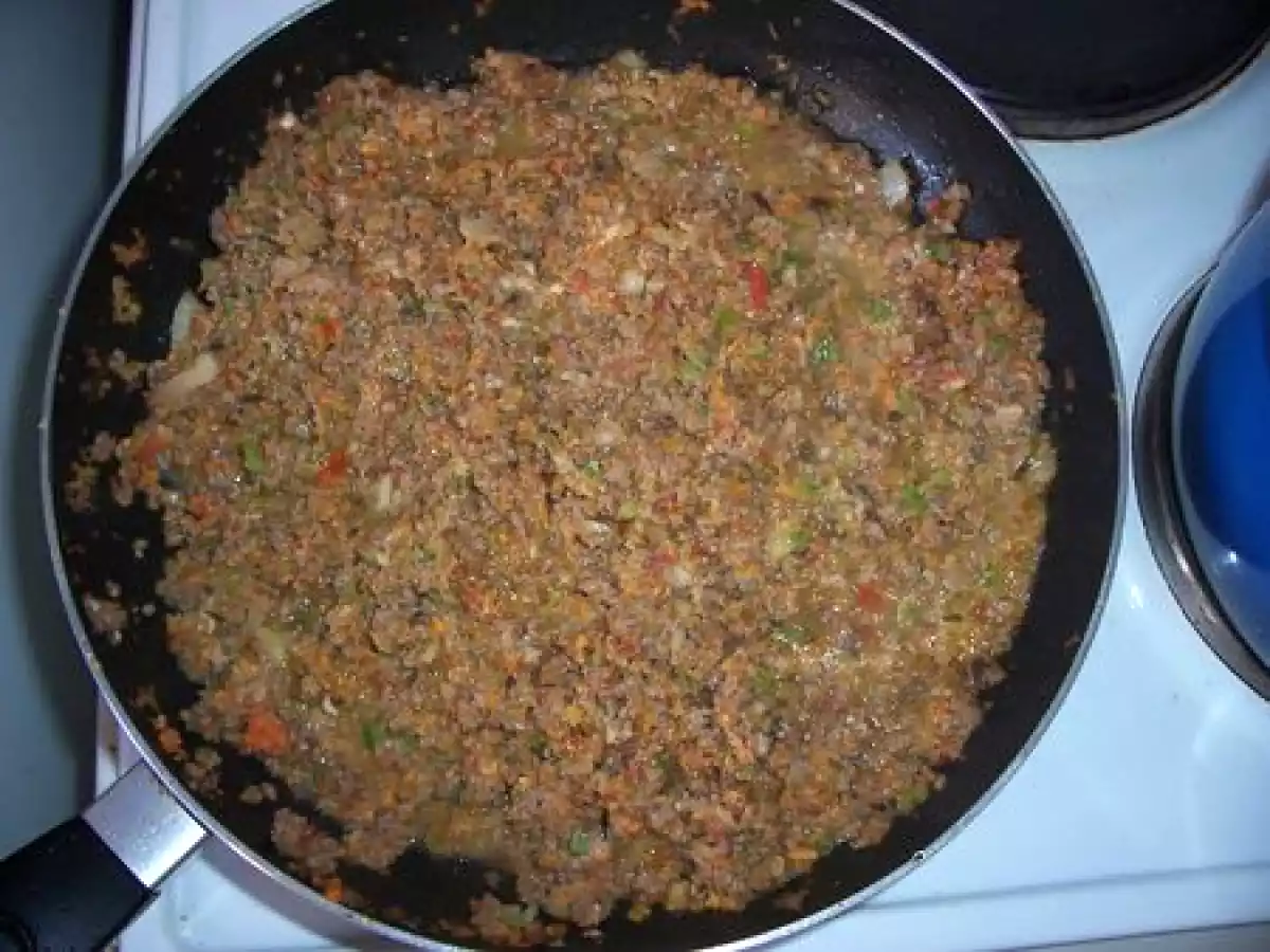Spaghetti à la viande et aux légumes hachés!! - photo 2