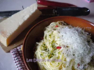 Spaghetti aglio e olio (Spaghetti à l’ail et à l’huile) - photo 2