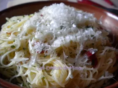 Spaghetti aglio e olio (Spaghetti à l’ail et à l’huile) - photo 4