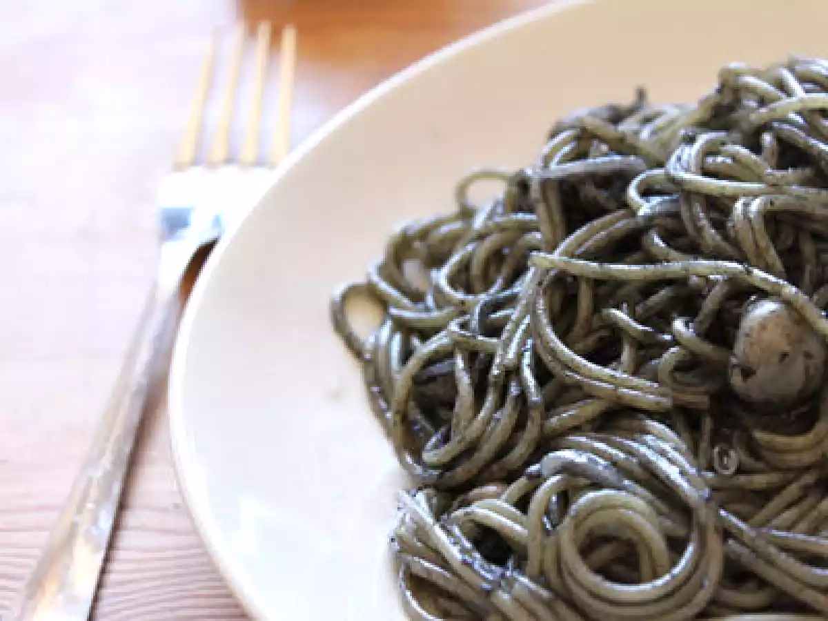 Spaghetti al nero di seppia