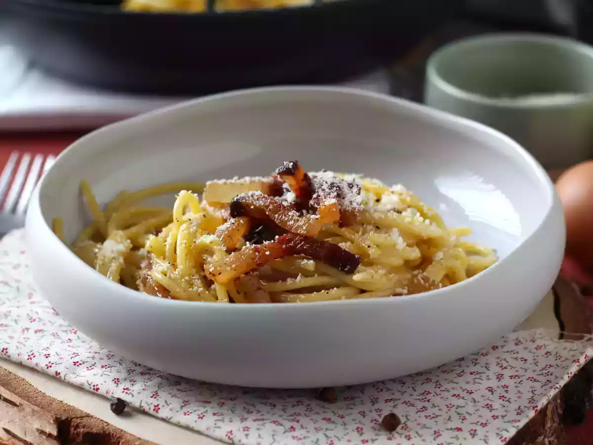 Spaghetti alla carbonara, la vraie recette italienne des carbo'! - photo 2