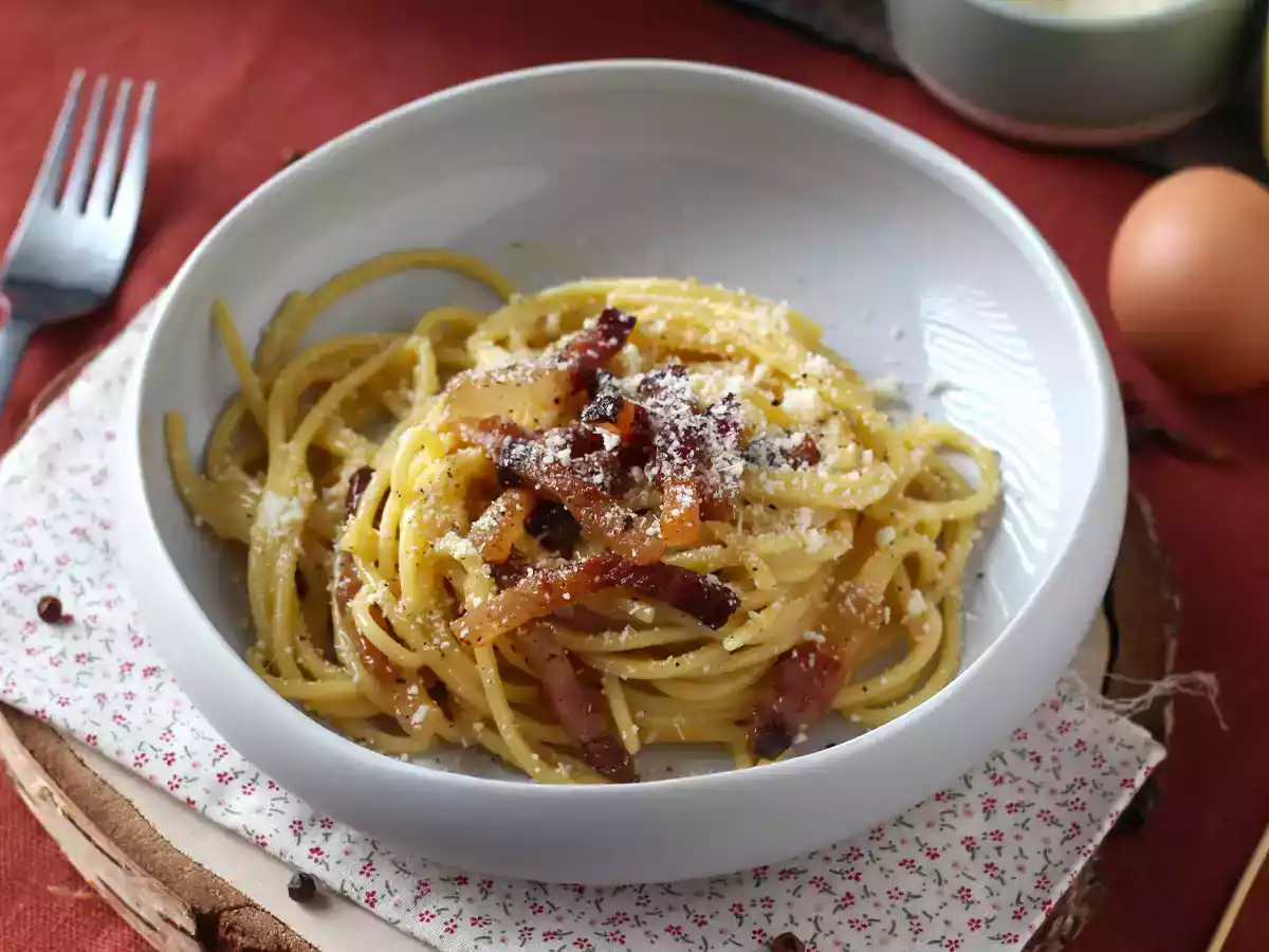 Spaghetti alla carbonara, la vraie recette italienne des carbo'! - photo 3
