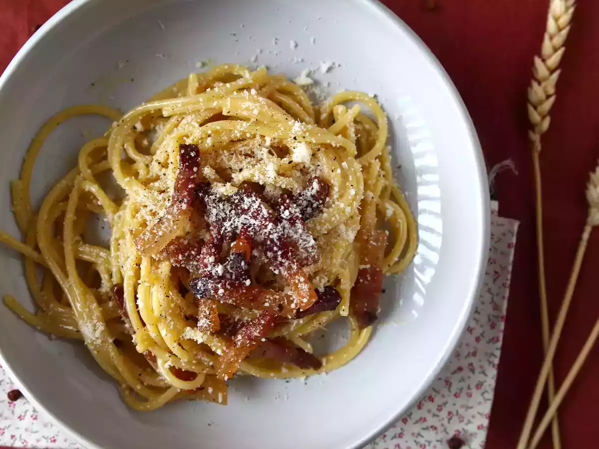 Spaghetti alla carbonara, la vraie recette italienne des carbo'! - photo 5