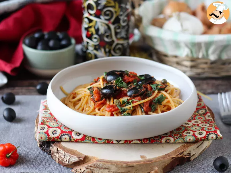 Spaghetti alla puttanesca votre nouveau plat de pâtes préféré !, photo 1