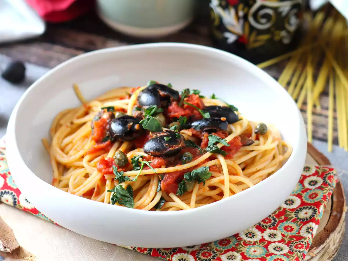 Spaghetti alla puttanesca votre nouveau plat de pâtes préféré ! - photo 3