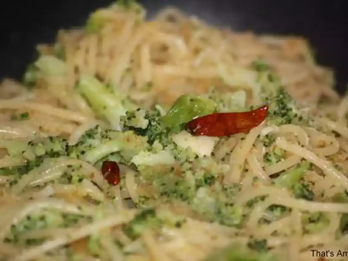 Spaghetti aux brocolis