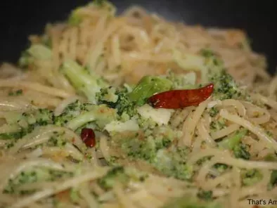 Spaghetti aux brocolis