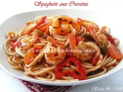 Spaghetti aux crevettes - photo 2