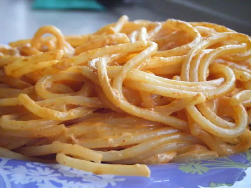 Spaghetti sauce crémeuse au paprika., photo 1