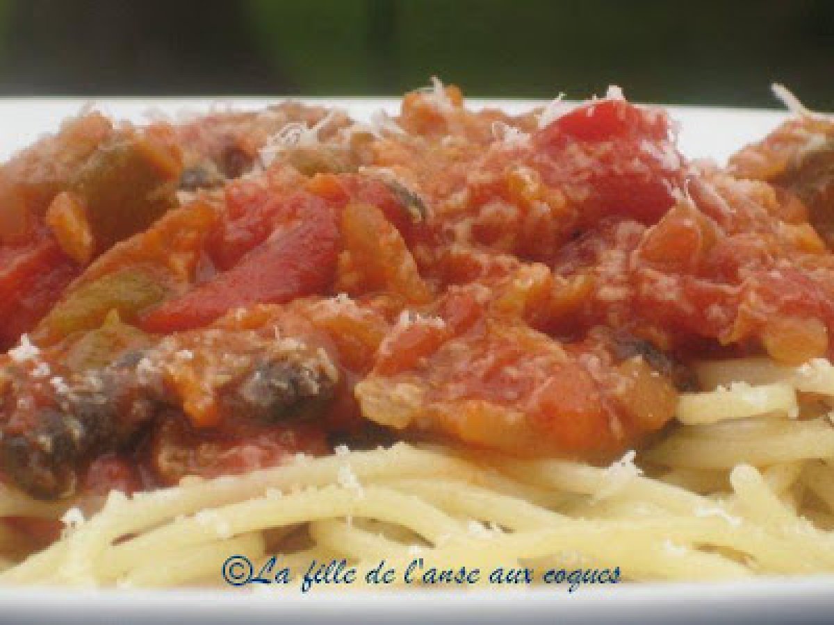 Spaghetti, sauce marinara aux lentilles Recette Ptitchef