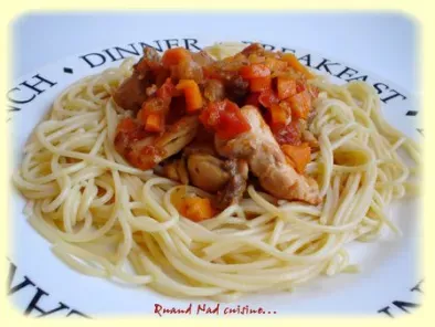 Spaghettis au ragoût de lapin, pour fêter mon retour dans la blogosphère!