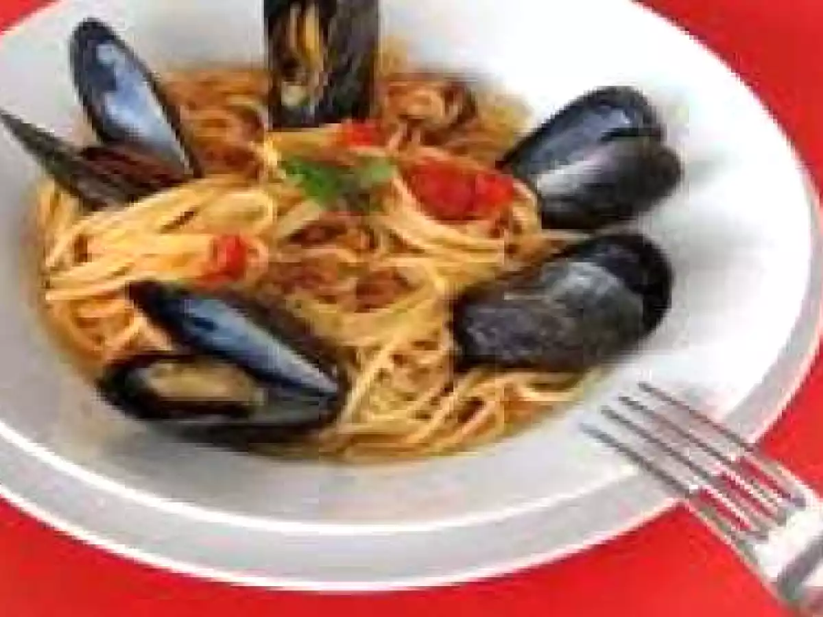 Spaghettis aux moules - photo 2