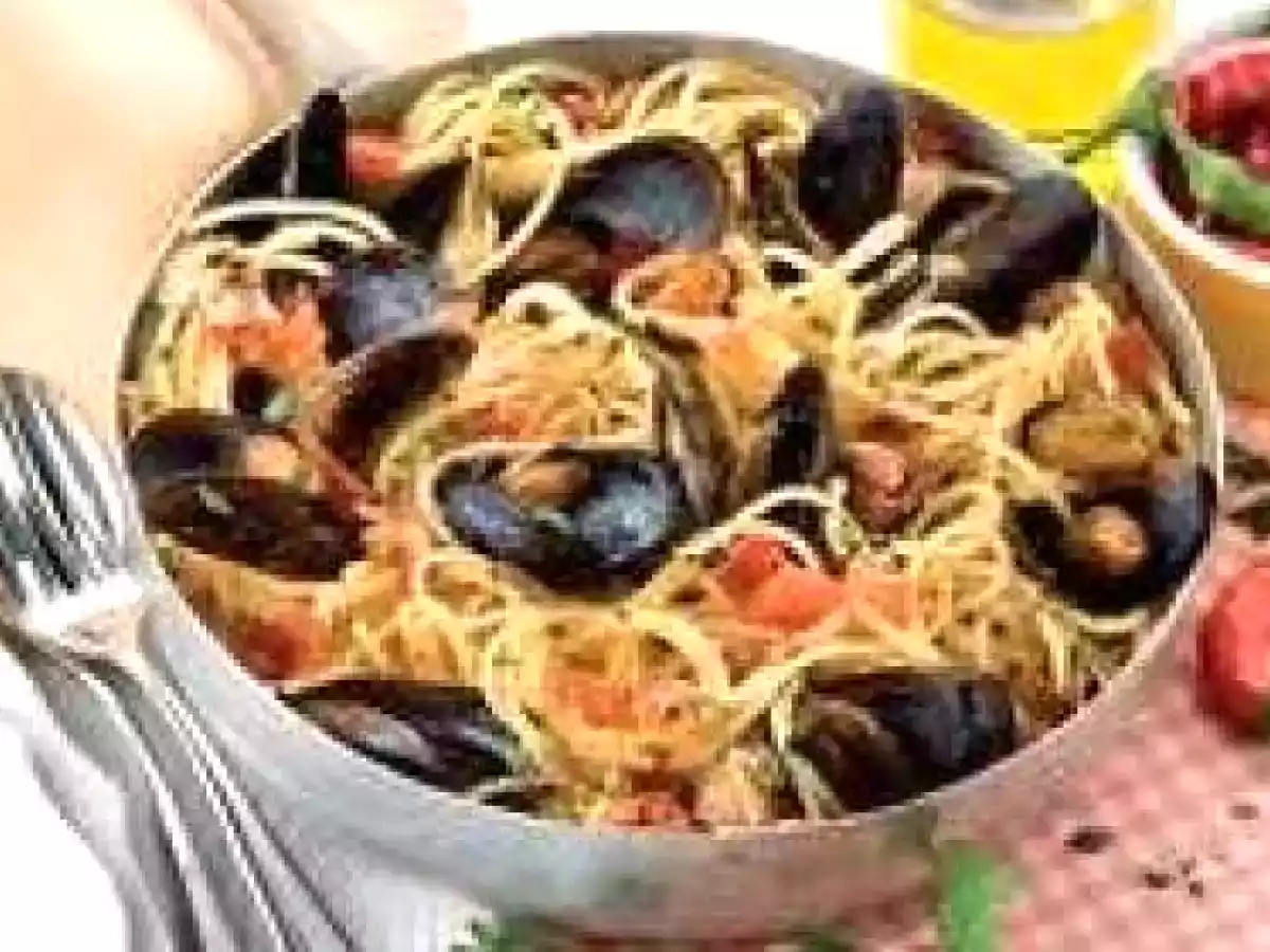 Spaghettis aux moules - photo 3