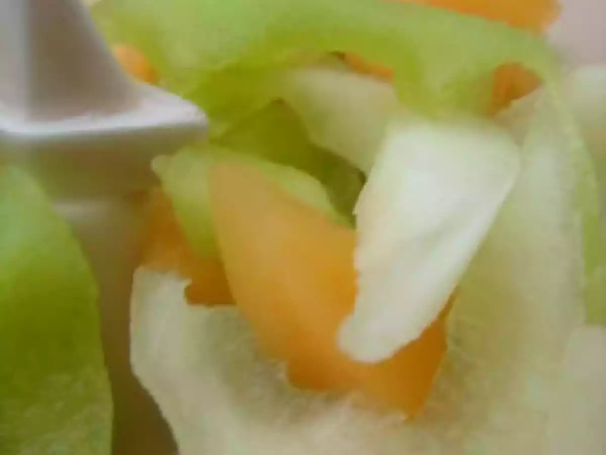 Spaghettis de melons, drôles, décalés, délicieux !