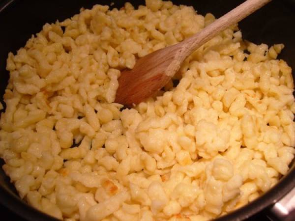 Spätzle au fromage blanc